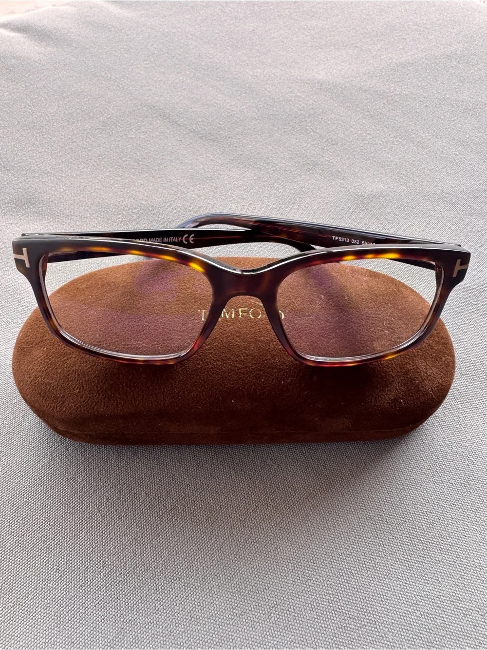 Tom Ford TF5313 052 Matte Havana Eyeglasses Frames 55-17-145 Made in Italy